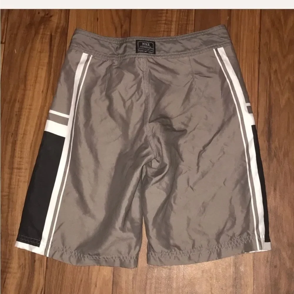 Nike Grey Black & White Swimsuit